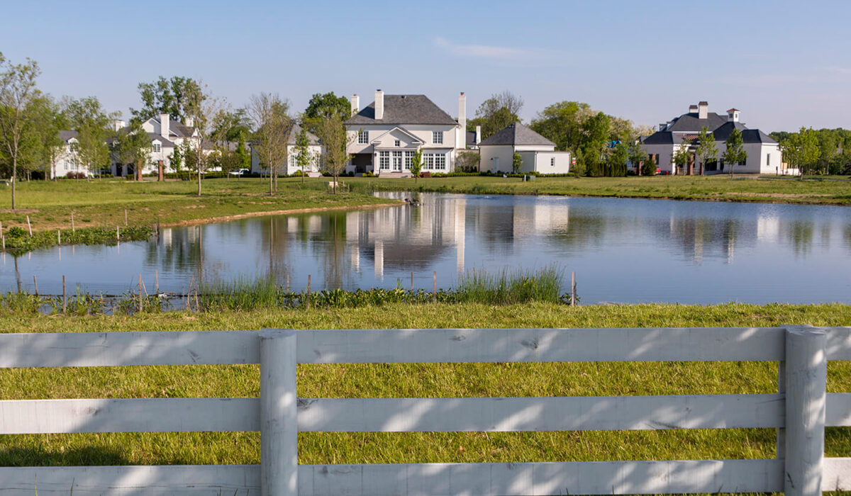 Highgrove overview of lake